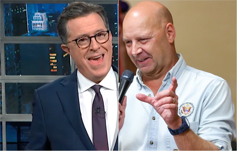 Stephen Colbert Exposes Trump-Backed Candidate’s Problem In 2 Scathing Words