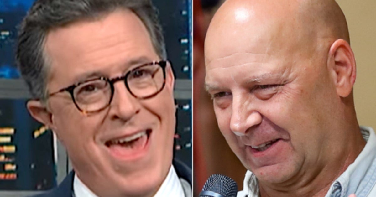 Doug Colbert Stephen Colbert Exposes Trump-Backed Candidate's Problem In 2 Scathing ...