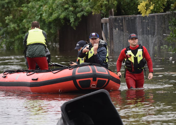 Florida Gov. Ron DeSantis said at least 700 rescues, mostly by air, were conducted on Thursday involving the U.S. Coast Guard, the National Guard and urban search-and-rescue teams.