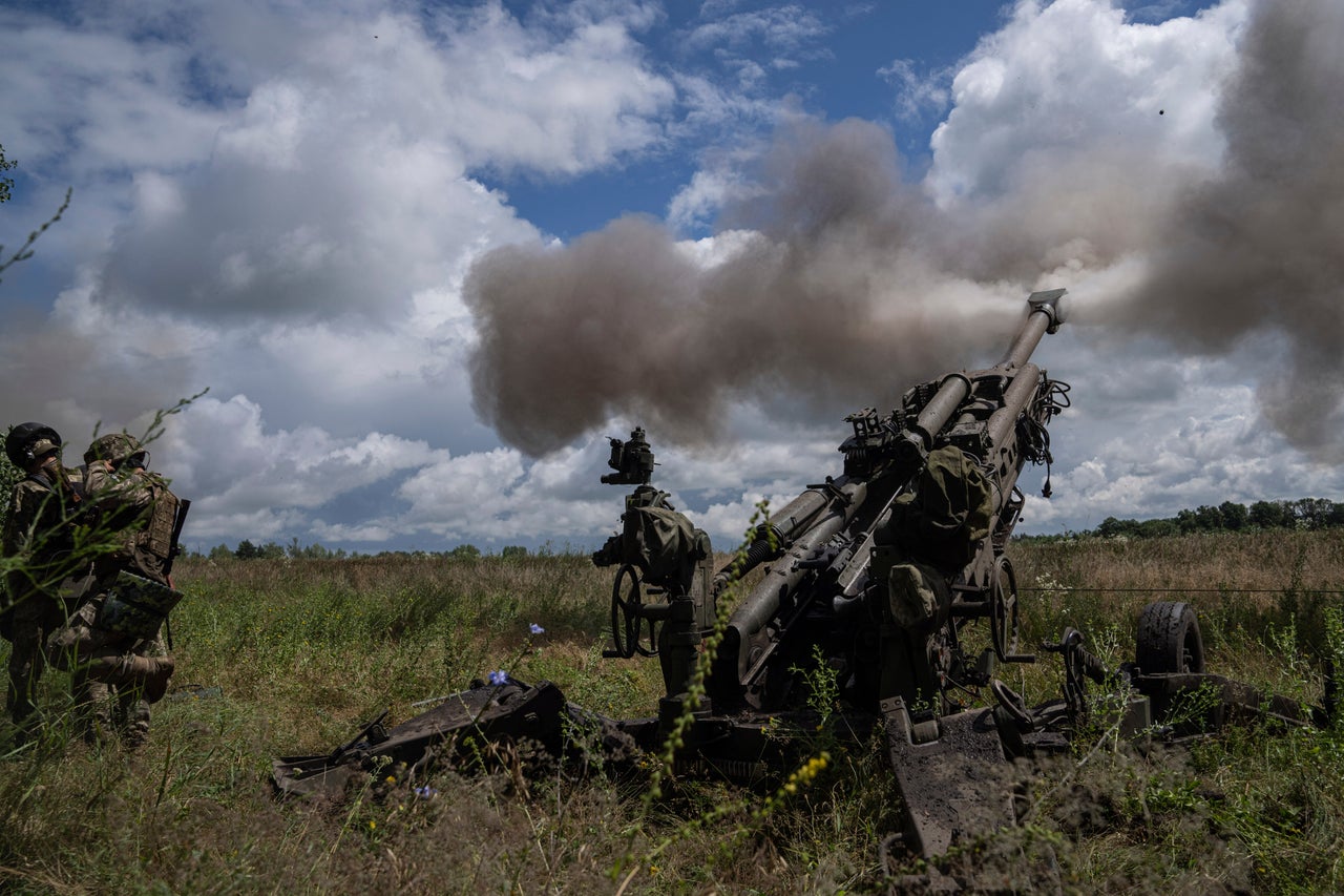 Χρήση M777 howitzer από τις ουκρανικές δυνάμεις 