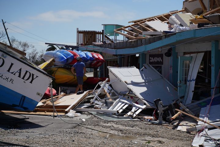 Imágenes de la devastación tras el paso del huracán Ian.