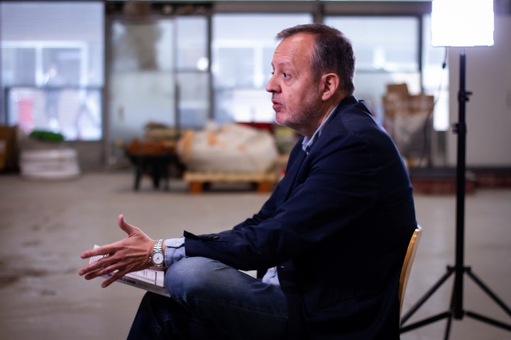 Reyero, durante la entrevista con 'El HuffPost'.