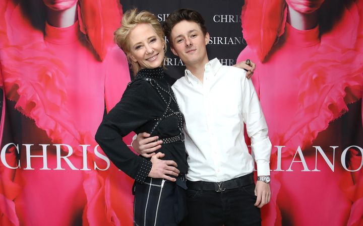 Actor Anne Heche and her son Homer Laffoon.
