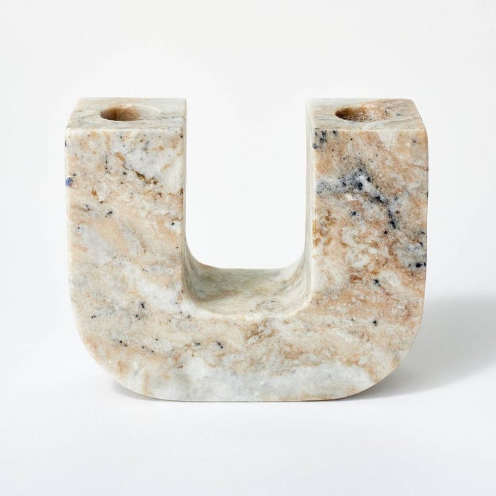 Marble candle holder from Target.