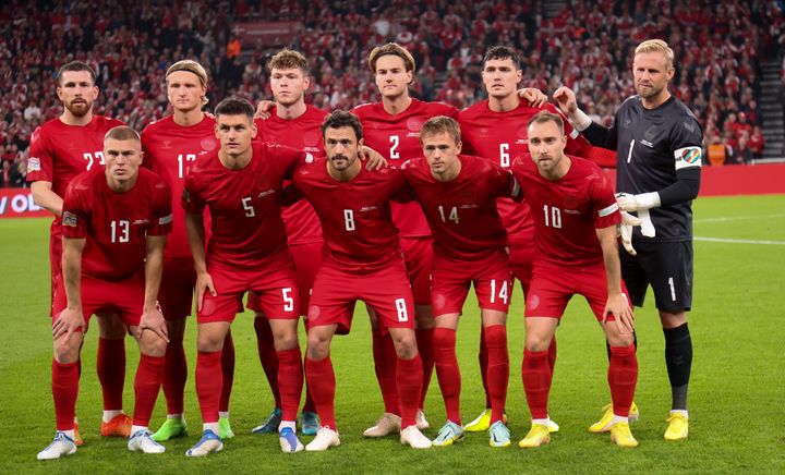 サッカー男子デンマーク代表（2022年9月25日）