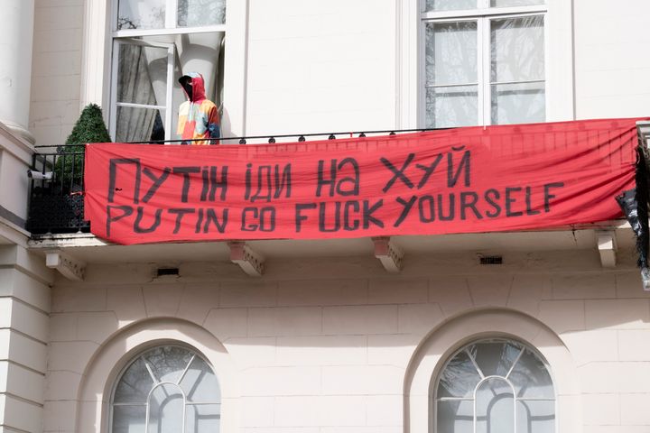 Protesters occupied Deripaska's London property in March 2022, amid Russia's invasion of Ukraine.