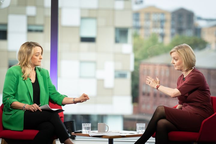 Laura Kuenssberg interviews Liz Truss on the BBC1 as the Conservative Party annual conference gets underway in Birmingham.