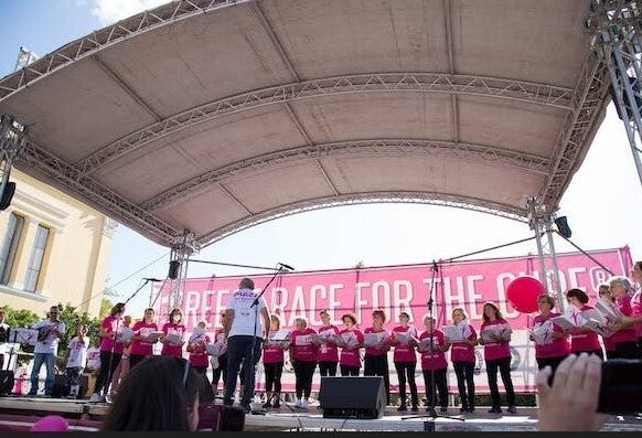 Από την τελετή έναρξης του Greece Race for the Cure® στο Ζάππειο