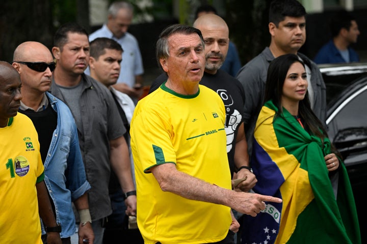 Leftwing Brazilians hope to reclaim football jersey from Bolsonaro