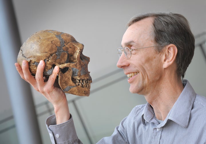 This photo provide by the Max-Planck-Gesellschaft shows Swedish scientist Svante Paabo in Leipzig, Germany, on April 27, 2010. On Monday, the Nobel Prize in physiology or medicine was awarded to Paabo for his discoveries on human evolution. 