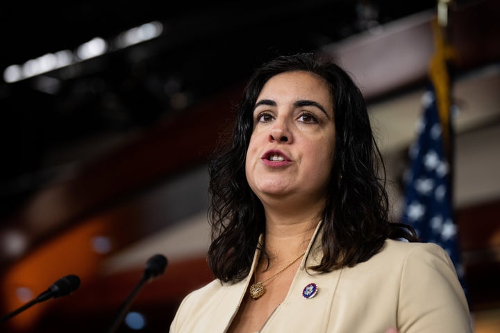 Rep. Nicole Malliotakis (R-N.Y.) speaks during a House Republican news conference in the Capitol on Sept. 14.