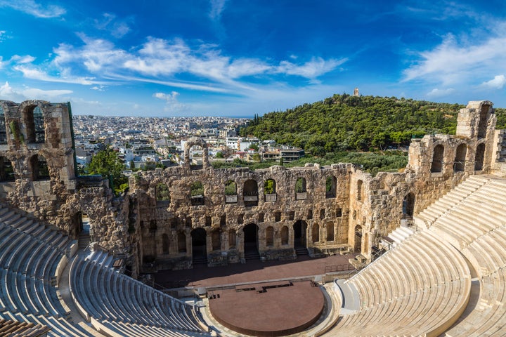 Το Ωδείο Ηρώδου του Αττικού.