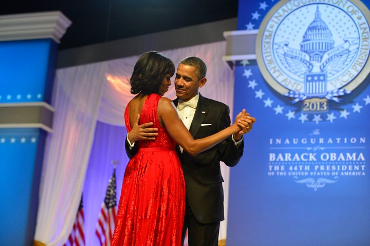 President Barack Obama and first lady Michelle Obama attend the Inaugural Ball at the Walter E. Washington Convention Center in Washington, D.C., on Jan. 21, 2013.
