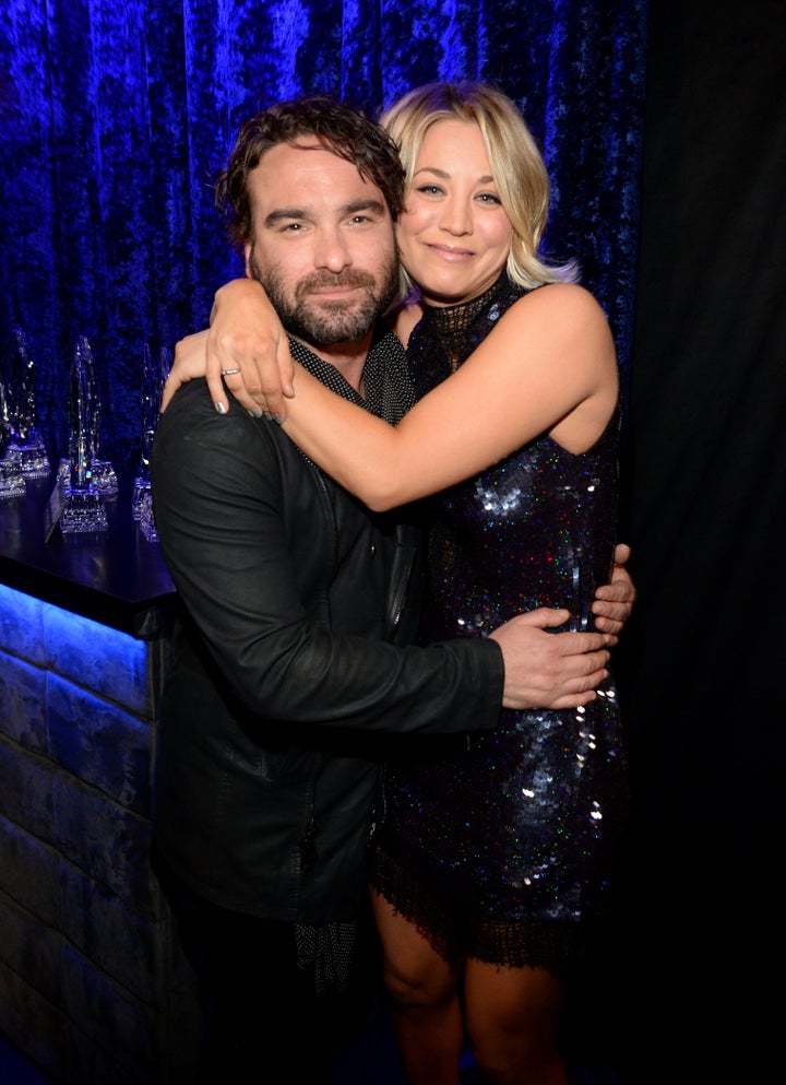 Kaley Cuoco and Johnny Galecki reflect on how they fell in love on the set of 'Big Bang Theory' 2 Galecki and Cuoco in 2016.