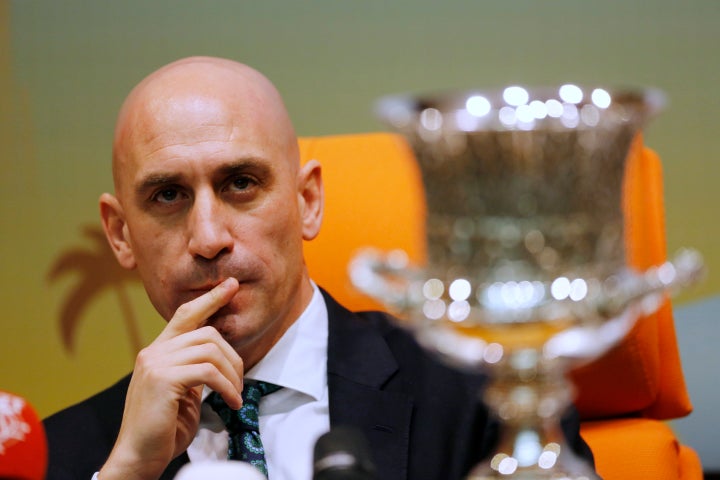 Luis Rubiales, presidente de laReal Federación Española de Fútbol
