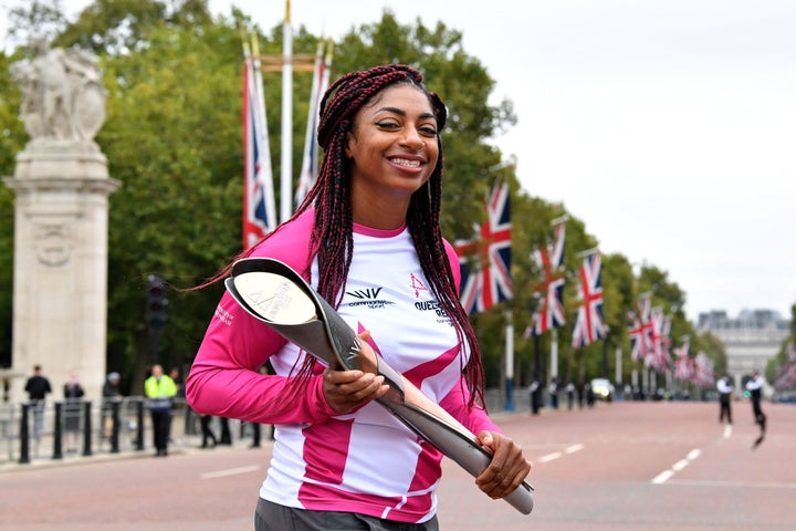 Double Paralympic gold medallist Kadeena Cox.