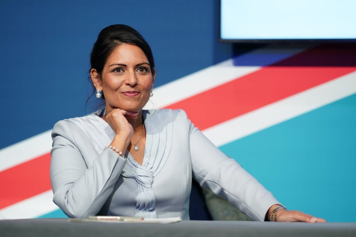 Priti Patel MP speaks at the Conservative Voice in Birmingham 