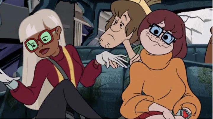 Velma Dinkley develops a crush on a female character in the new film Trick or Treat Scooby-Doo!