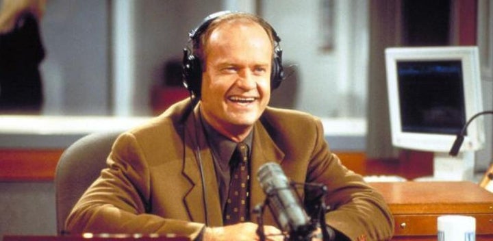 Kelsey Grammer caracterizado como Frasier