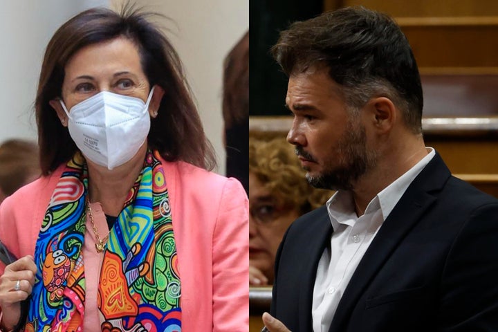 Margarita Robles y Gabriel Rufián
