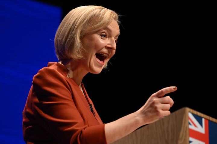 Liz Truss took aim at the "anti-growth coalition" during her speech at the Tory conference