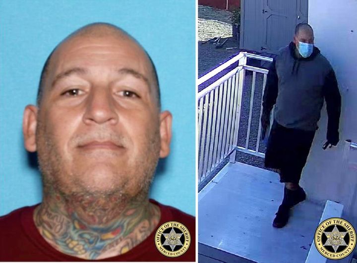 Jesus Manuel Salgado, 48, has been identified as a suspect in the abduction of the family of four from a business in Merced, California.