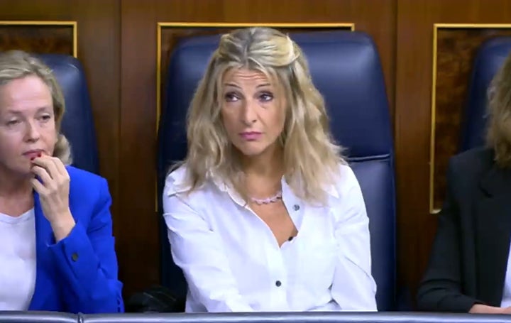 Yolanda Díaz en el Congreso.