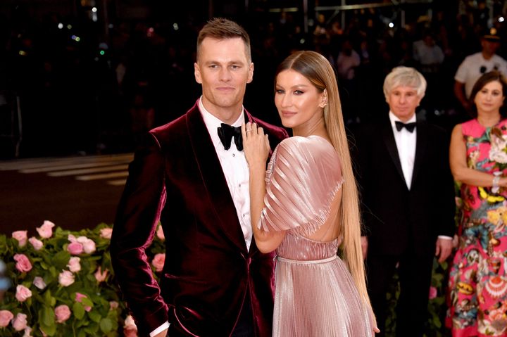 Tom Brady and Gisele Bündchen attend the 2019 Met Gala on May 6, 2019.