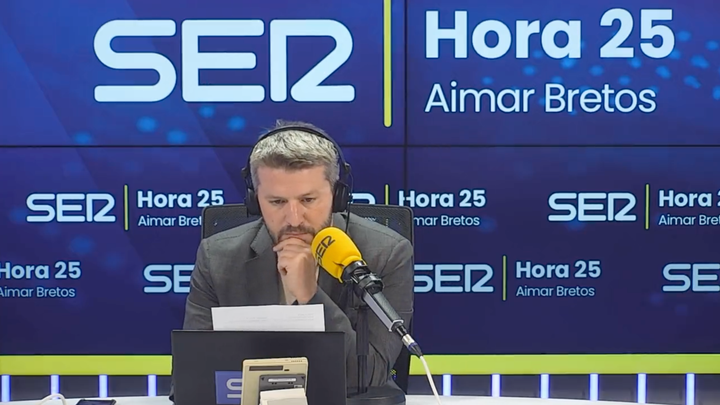 Aimar Bretos este miércoles en 'Hora 25'.