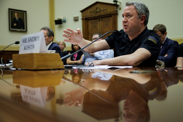 WASHINGTON, DC - SEPTEMBER 21: Ukrainian Prosecutor General Andriy Kostin testifies before the U.S. House Foreign Affairs Subcommittee during a hearing on Capitol Hill on September 21, 2022 in Washington, DC. The Committee is holding a hearing to examine the steps being taken to hold Russia accountable for atrocities committed in Ukraine. (Photo by Samuel Corum/Getty Images)