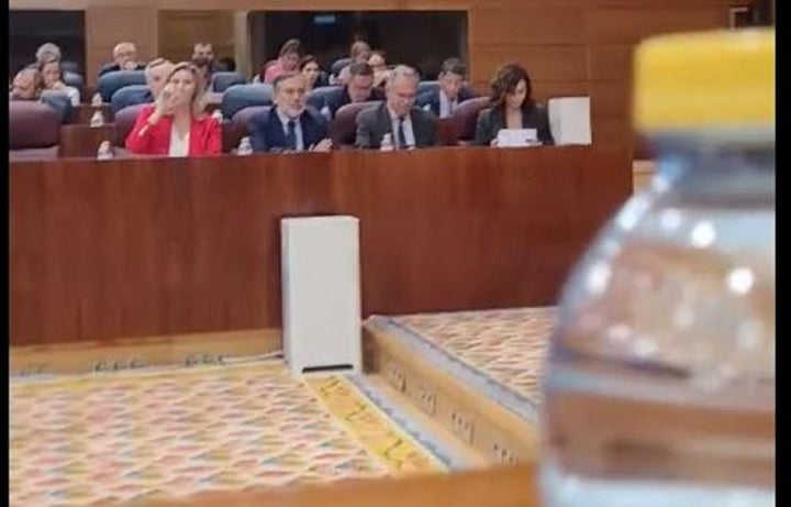 Momento del vídeo publicado por Javier Padilla.