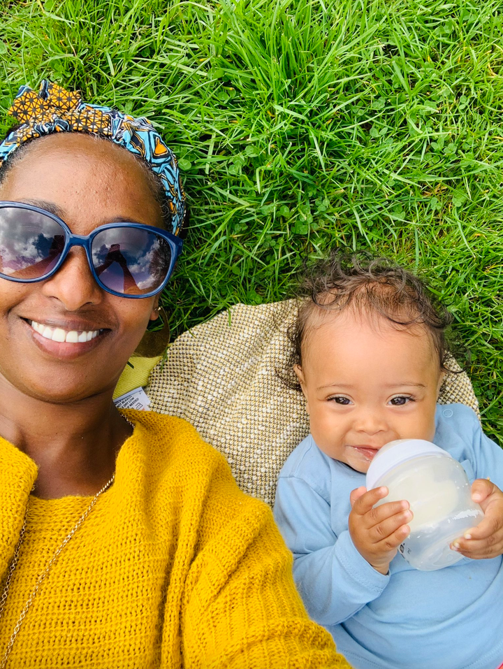 Mai Musié and her daughter. 