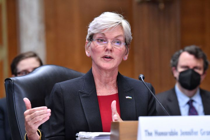 Energy Secretary Jennifer Granholm testifies before a Senate committee about the 2023 budget for the Department of Energy.