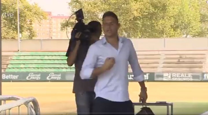 Un momento de la escena viral de Joaquín.