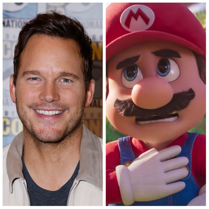 Chris Pratt provides the voice of Mario in "The Super Mario Bros. Movie," which will be in theaters April 7. 