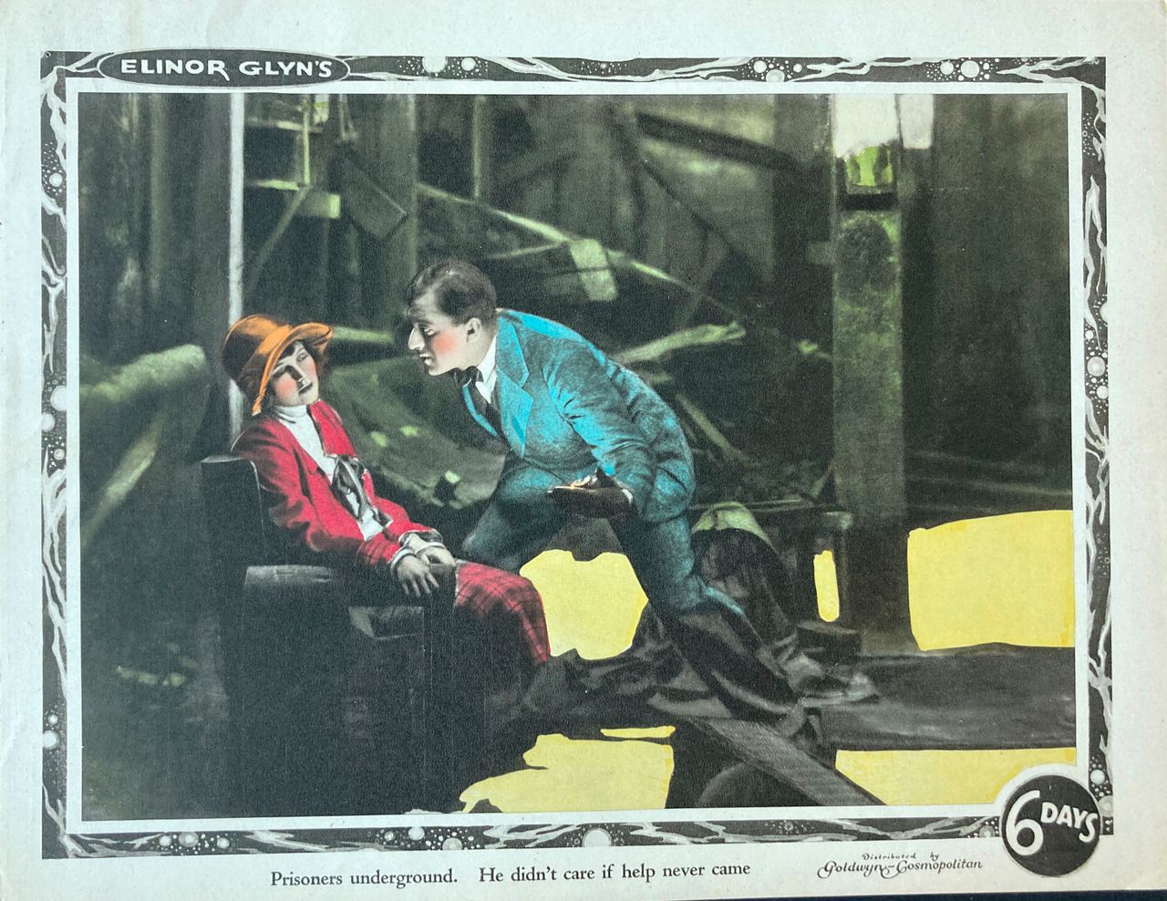 Η αφίσα της ταινίας «Six Days» του 1923.