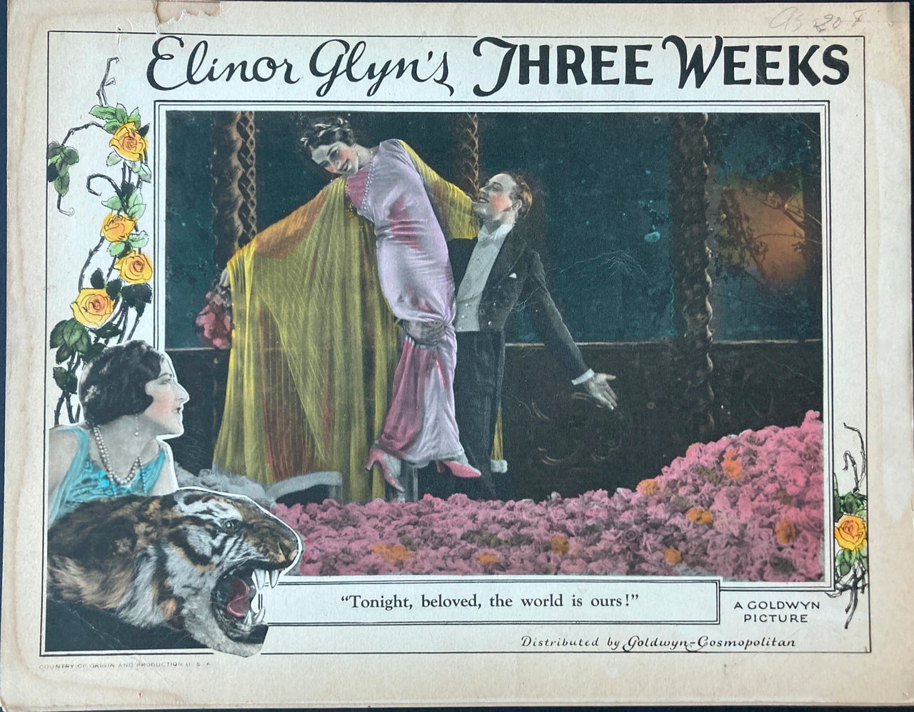 Η αφίσα της ταινίας «Three Weeks» του 1924.