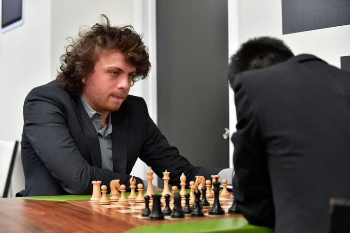 Hans Niemann denies that he cheated during his defeat of world champion Magnus Carlsen.