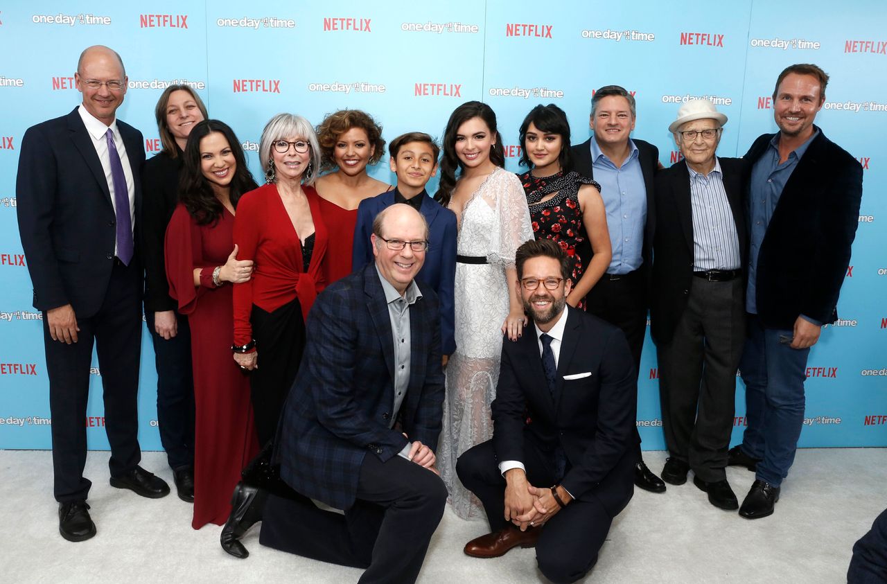 Writers, producers and actors during the Netflix "One Day at a Time" Season 1 Premiere at The London West Hollywood on Dec. 14, 2016. 