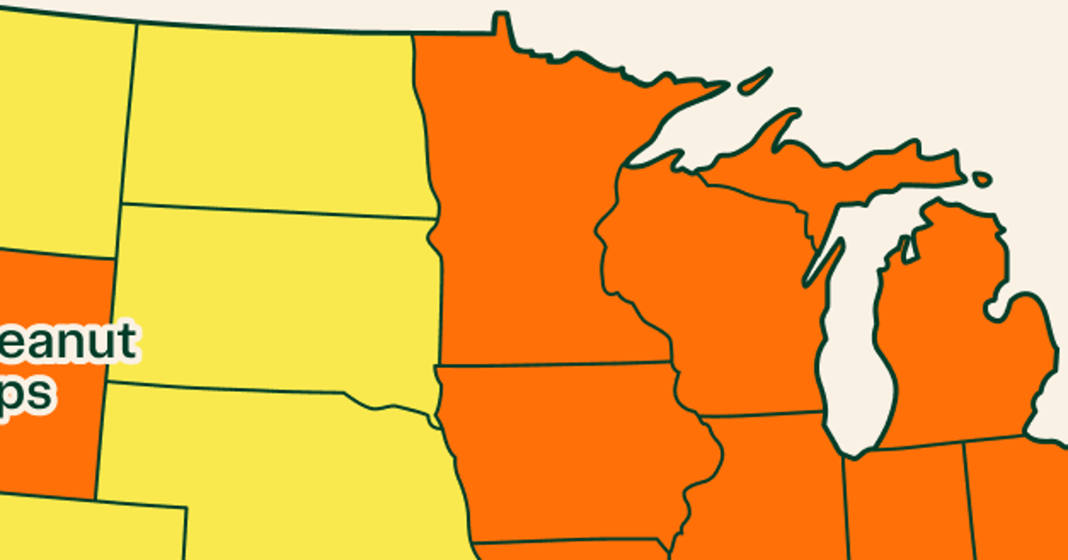 Americans’ Halloween Candy Preferences, Broken Down By State Americans’ Halloween Candy Preferences, Broken Down By State