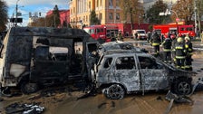 Explosions Rock Central Kyiv In Apparent Missile Strikes Explosions Rock Central Kyiv In Apparent Missile Strikes