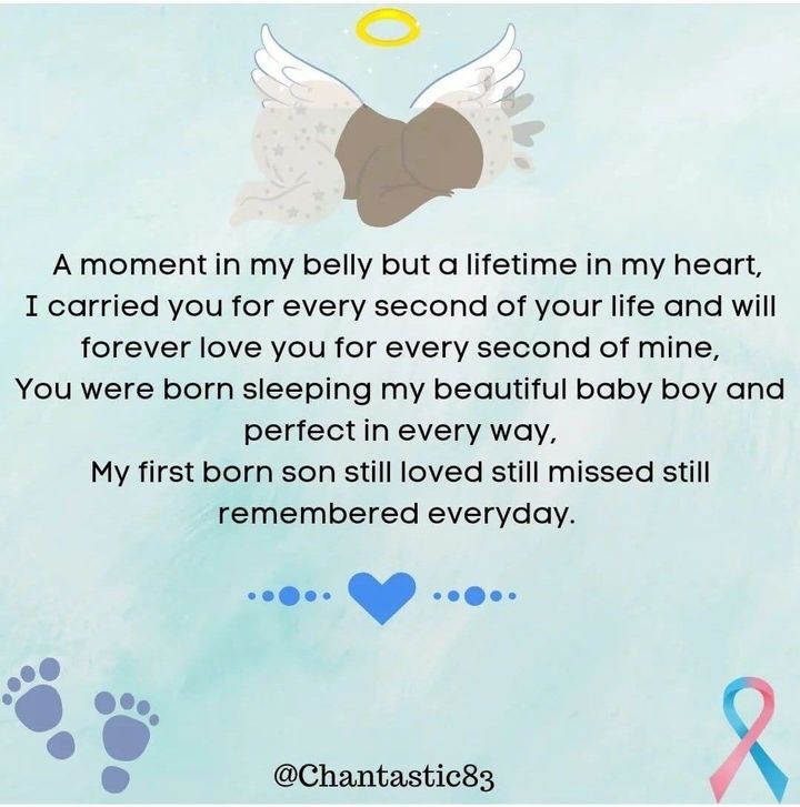 A poem Chantelle wrote for her son.