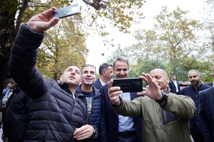 Ο Κυριάκος Μητσοτάκης στην Έδεσσα