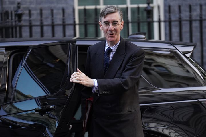 Secretary of State for Business, Energy and Industrial Strategy Jacob Rees-Mogg arrives for a cabinet meeting at 10 Downing Street, London. Picture date: Tuesday October 11, 2022.