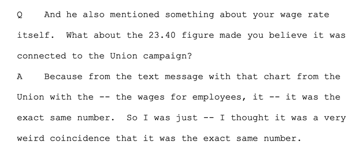 A CVS worker in Orange County said she was surprised to see her wage being raised exactly to the union rate, even though her store was not unionized.