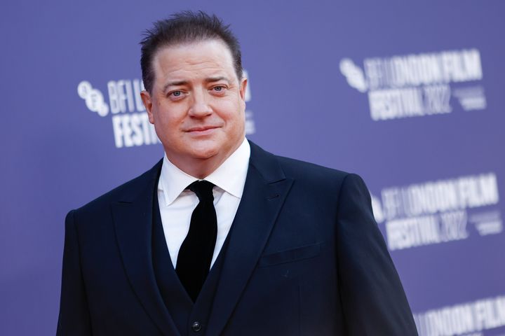 Brendan Fraser attends The Whale UK Premiere during the 66th BFI London Film Festival at The Royal Festival Hall on October 11, 2022 in London, England. (Photo by John Phillips/Getty Images for BFI)