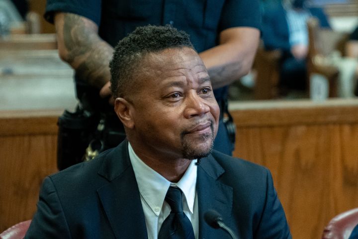 Actor Cuba Gooding Jr. resolved his New York City forcible touching case Thursday with a guilty plea to a lesser charge and no jail time after complying with the terms of a conditional plea agreement reached in April. (Photo by David Dee Delgado/Getty Images)