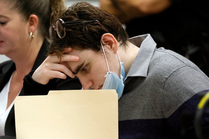 Marjory Stoneman Douglas High School shooter Nikolas Cruz is shown during Thursday's trial.