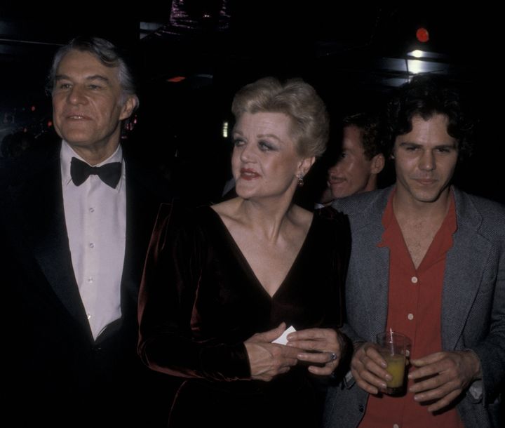 Actress Angela Lansbury, husband Peter Shaw and son Anthony Shaw in 1979.