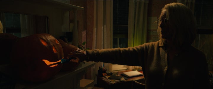 Laurie Strode (Jamie Lee Curtis) braces for another terrifying Oct. 31 in "Halloween Ends."